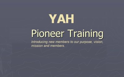 Pioneer Training